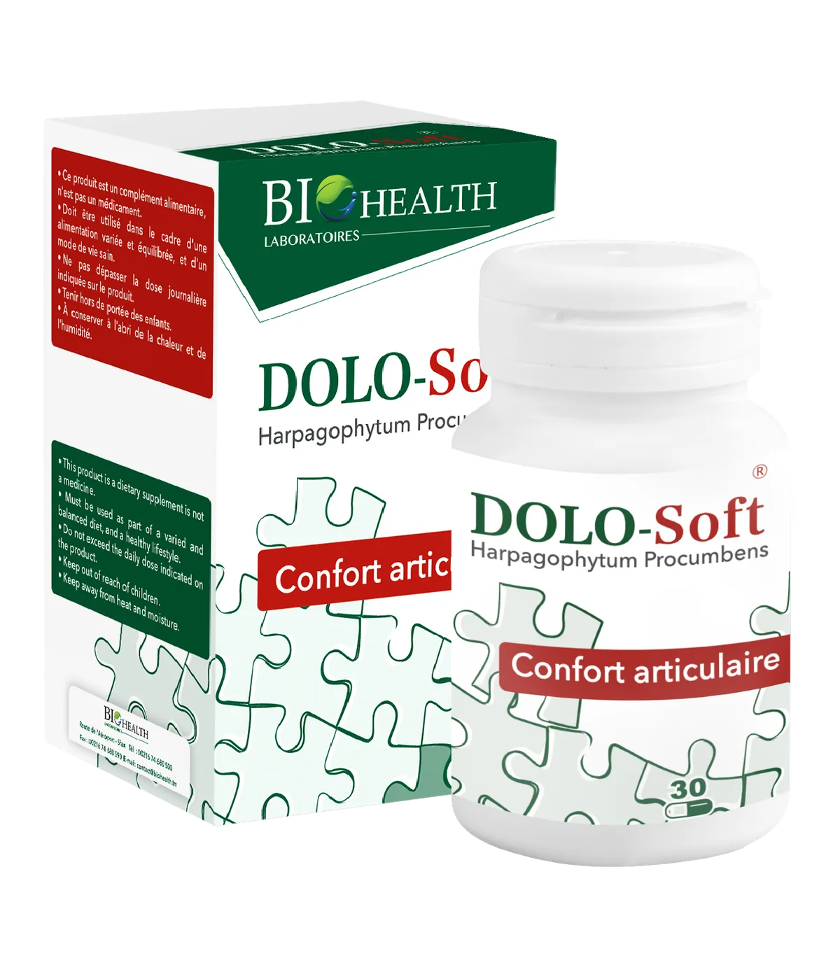Biohealth Dolo-Soft, 30 gélules