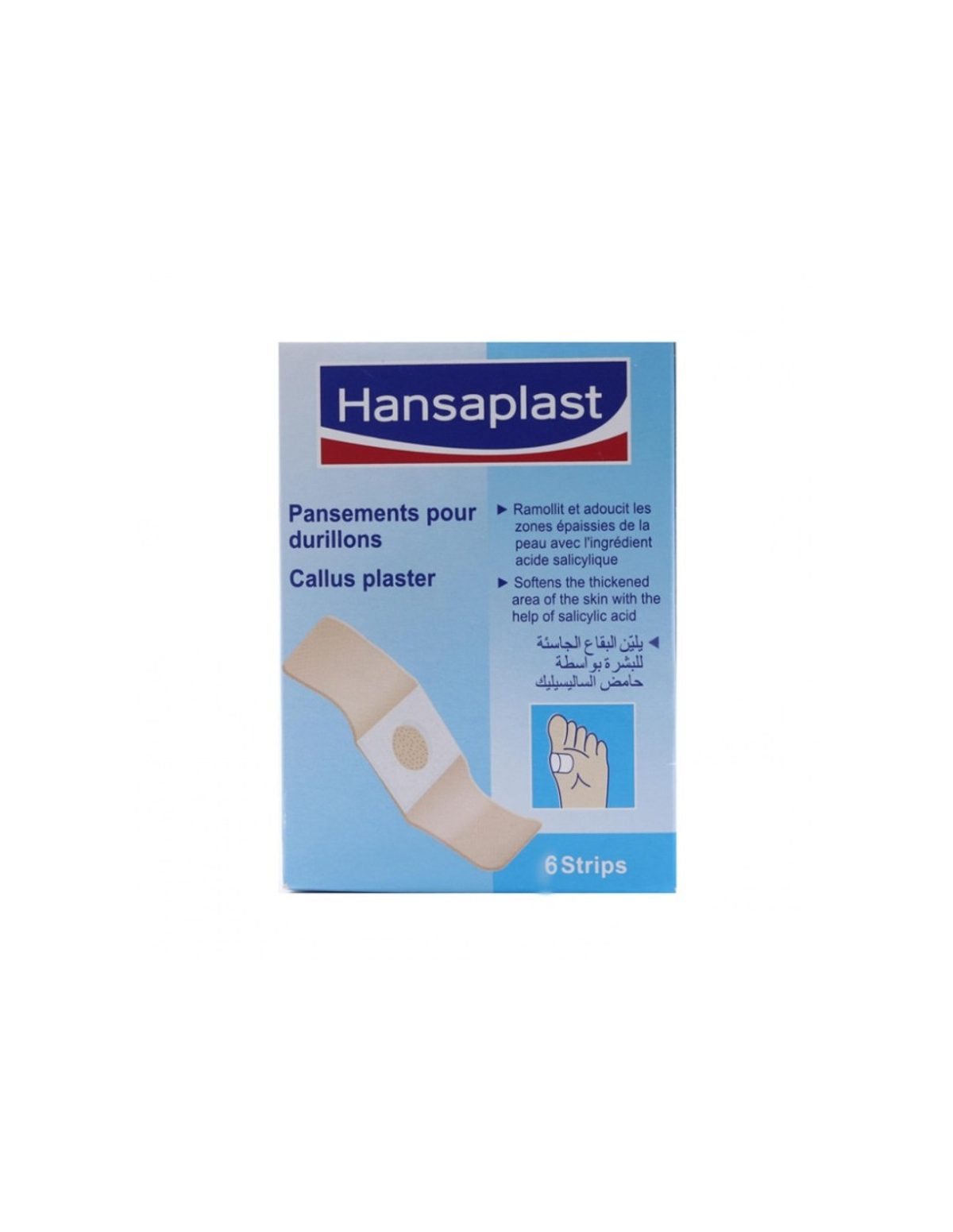 Hansaplast Pansements pour cors, 6 strips