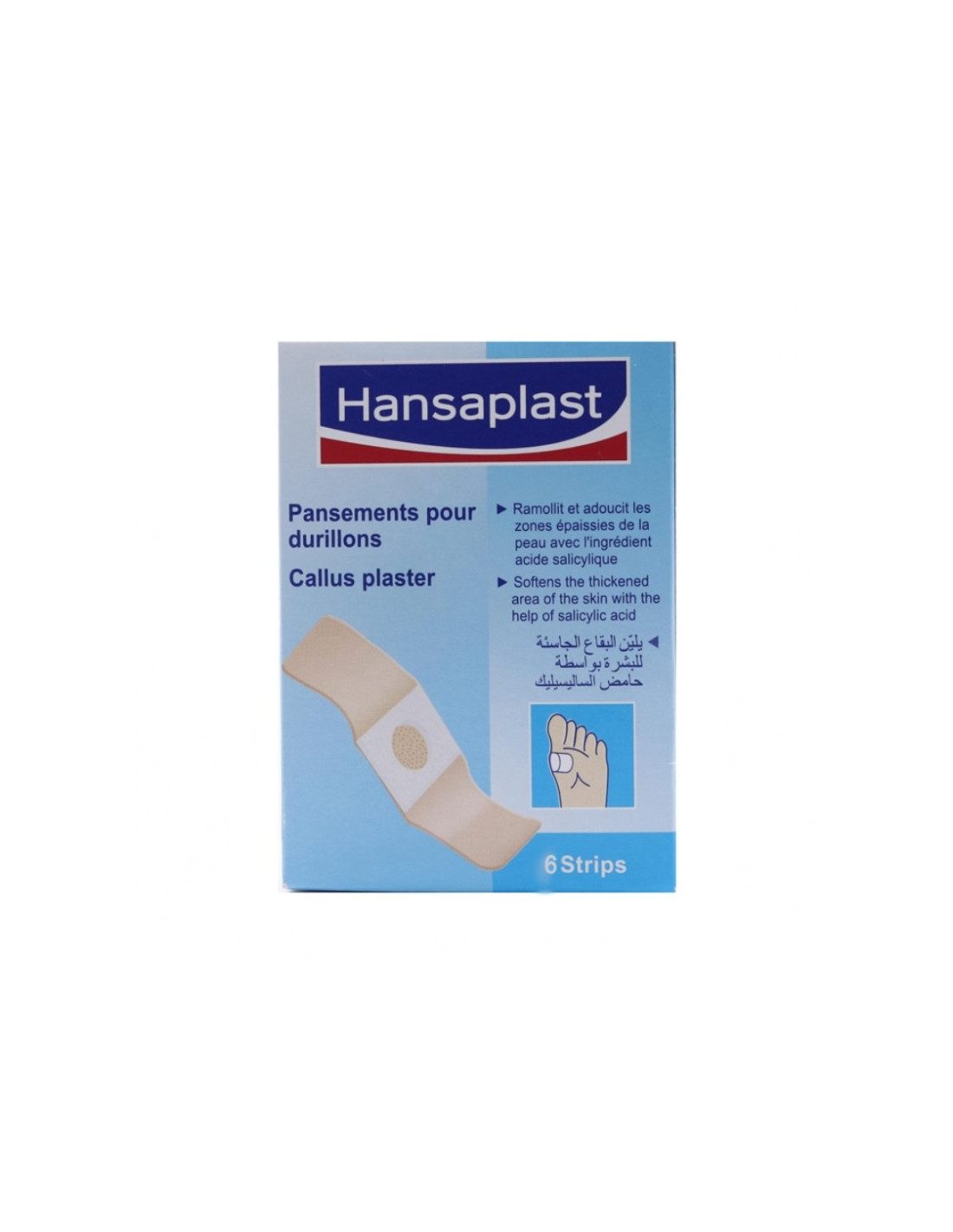 Hansaplast Pansements pour cors, 6 strips