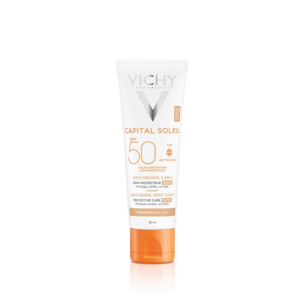 VICHY CAPITAL SOLEIL Soin anti-taches teinté 3-en-1 SPF 50+ 50 ml