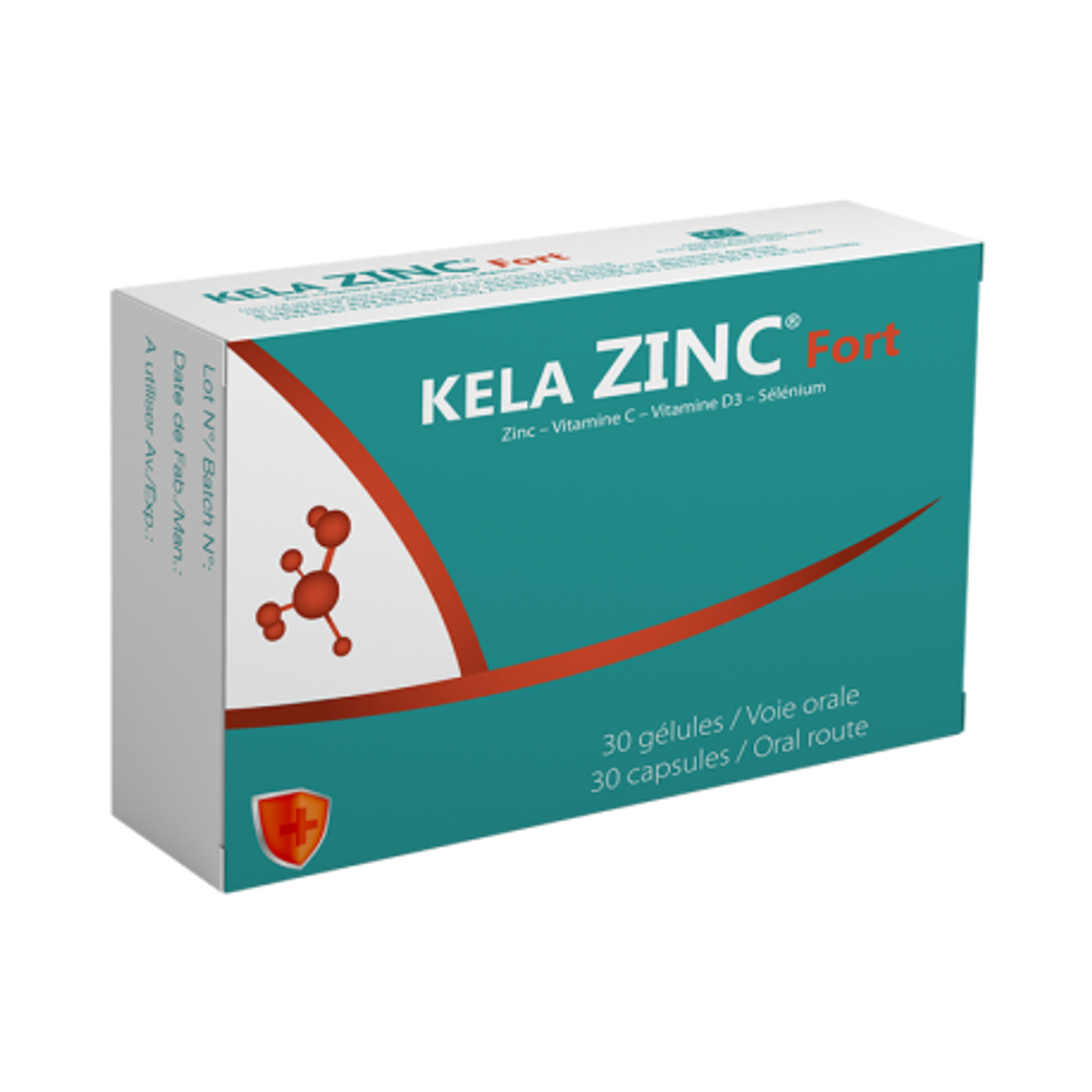 Kela Zinc Fort, 30 gélules
