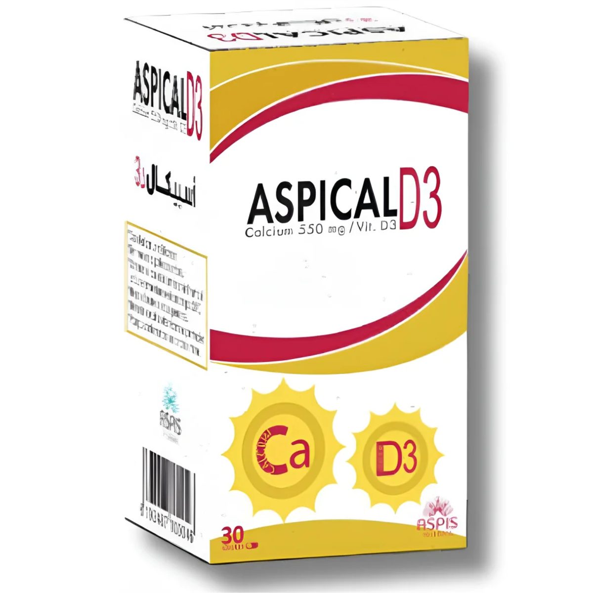 Aspical D3, 30 gélules
