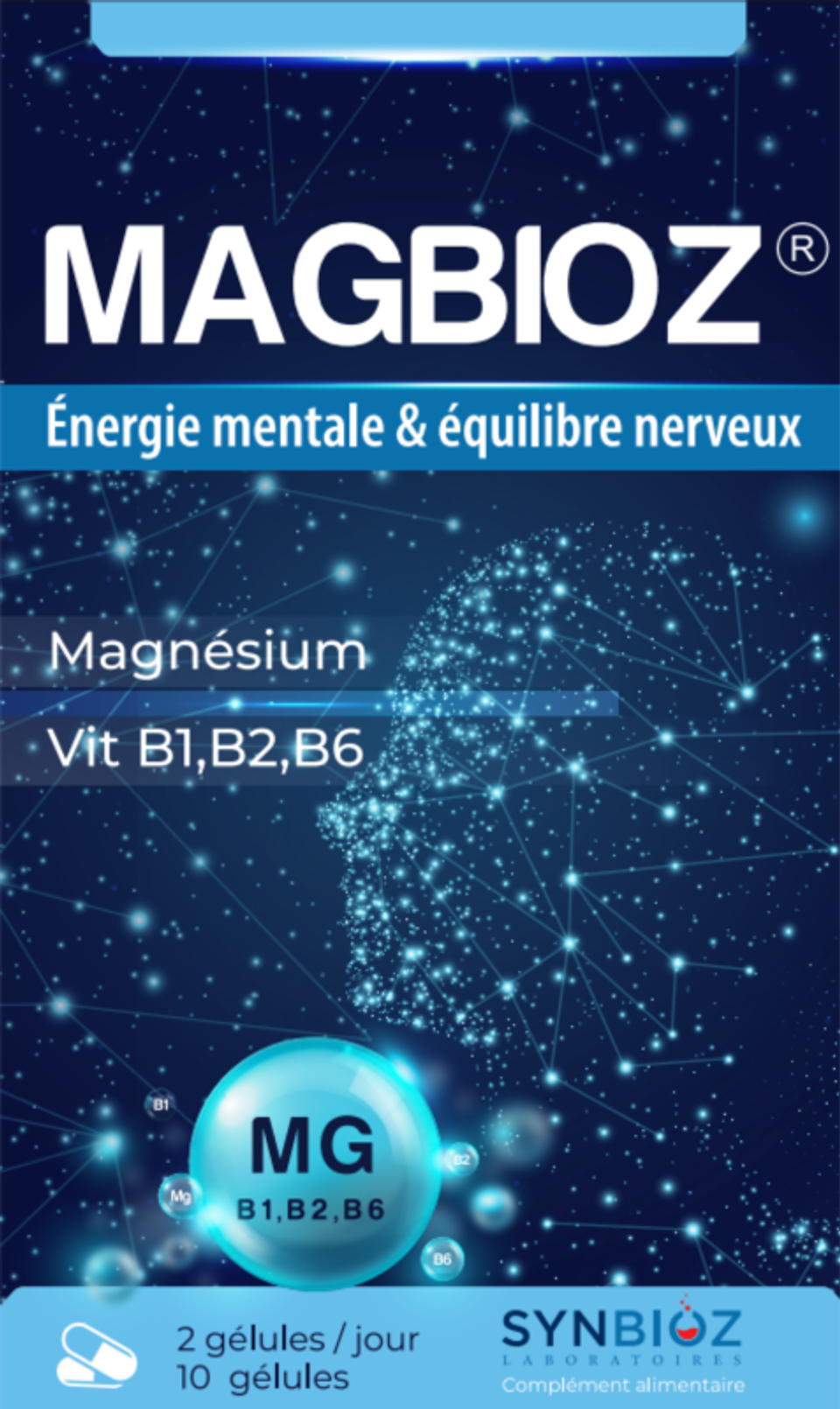 Synbioz Magbioz, 10 gélules