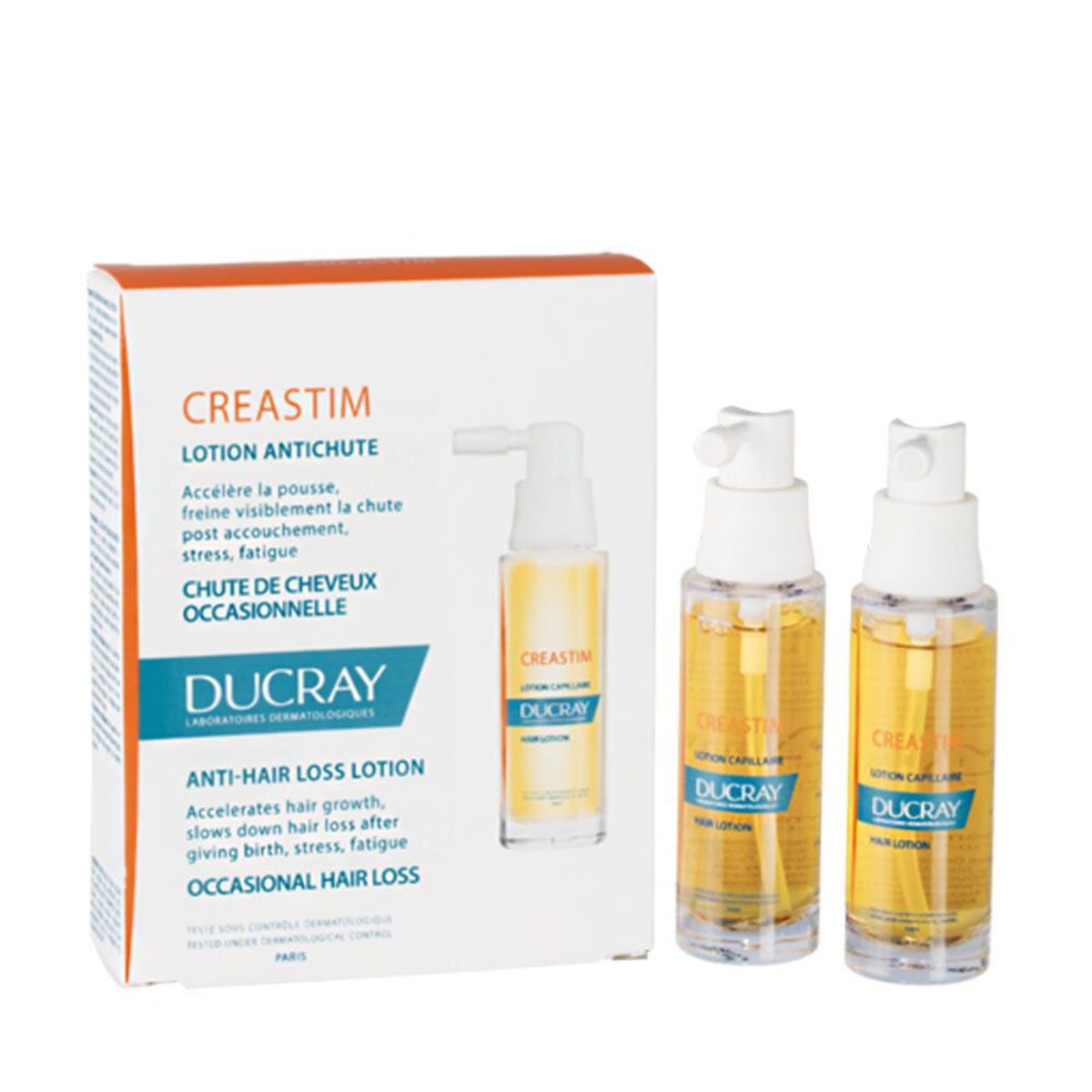 DUCRAY CREASTIM Lotion antichute 2 x 30 ml