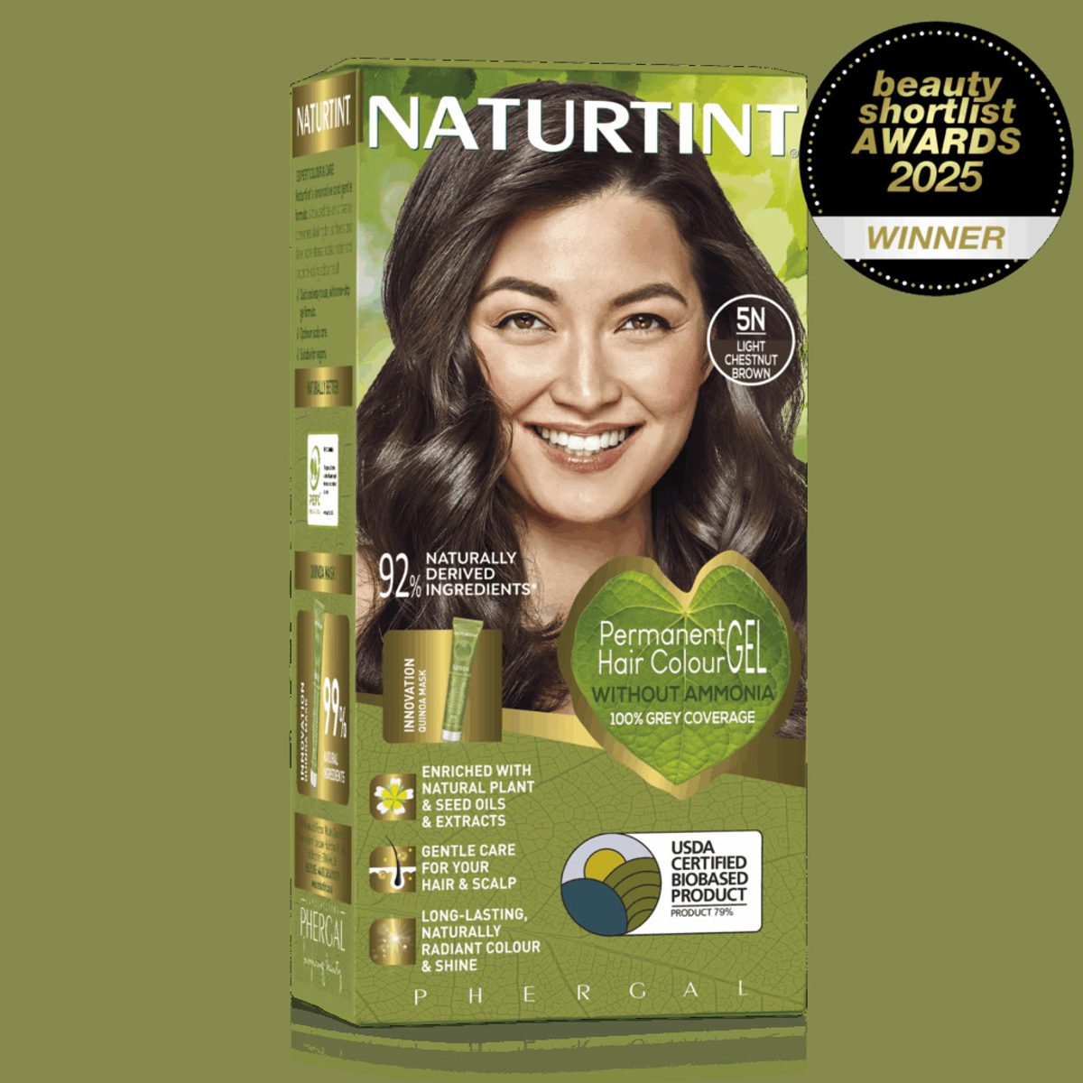 Naturtint Coloration permanente 5N Châtain clair 170 ml