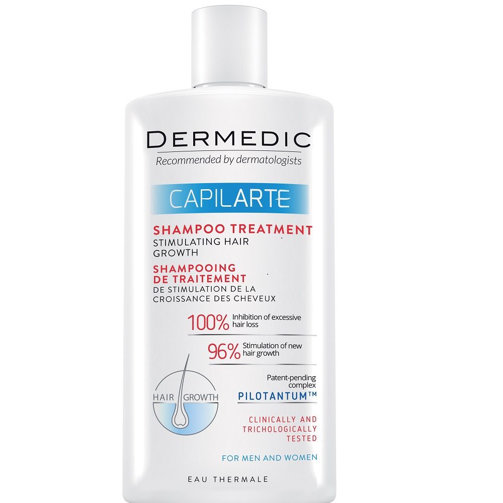 Dermedic Capilarte Shampooing anti-chute et stimulant la pousse, 300 ml