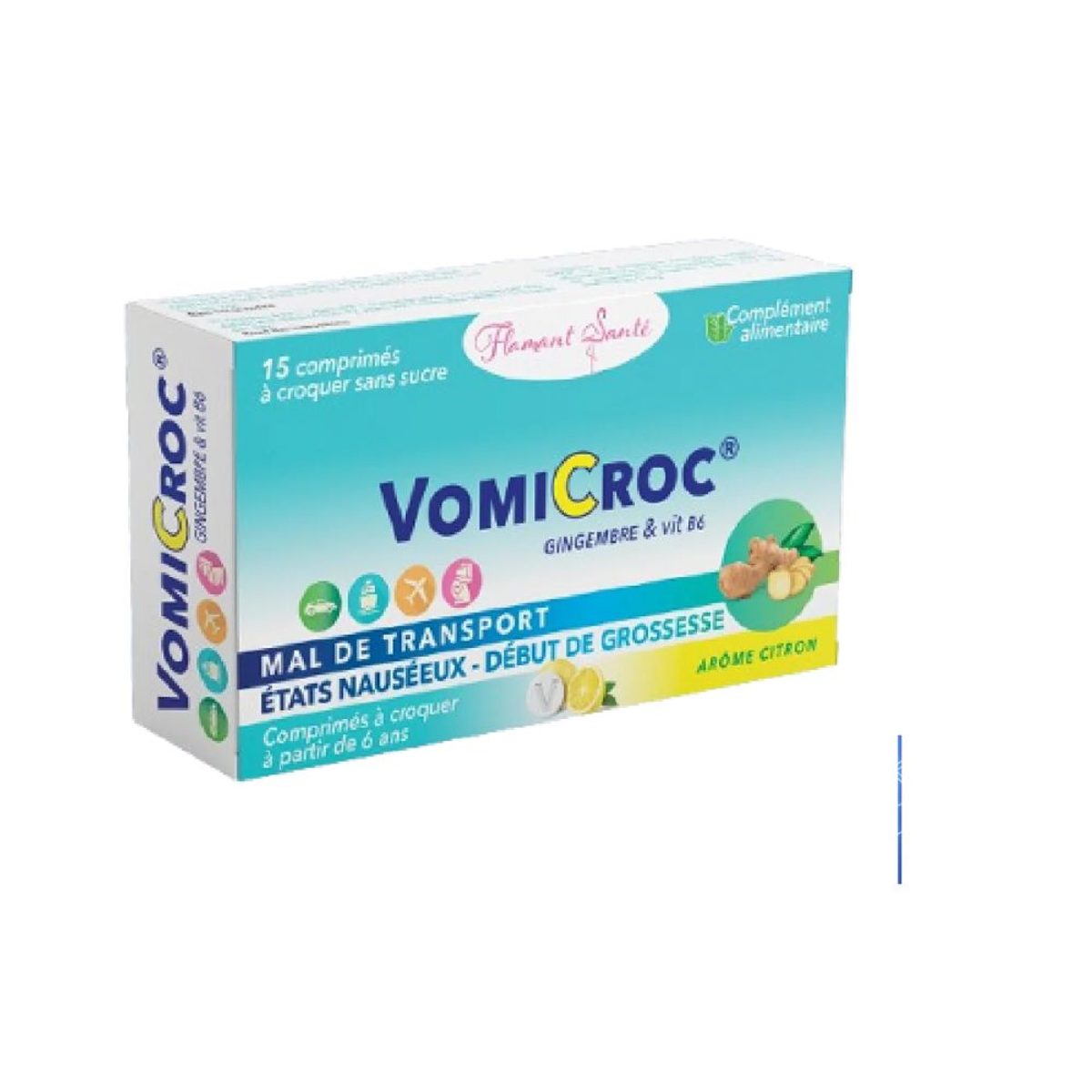 Flamant Santé Vomicroc, 15 comprimés à croquer