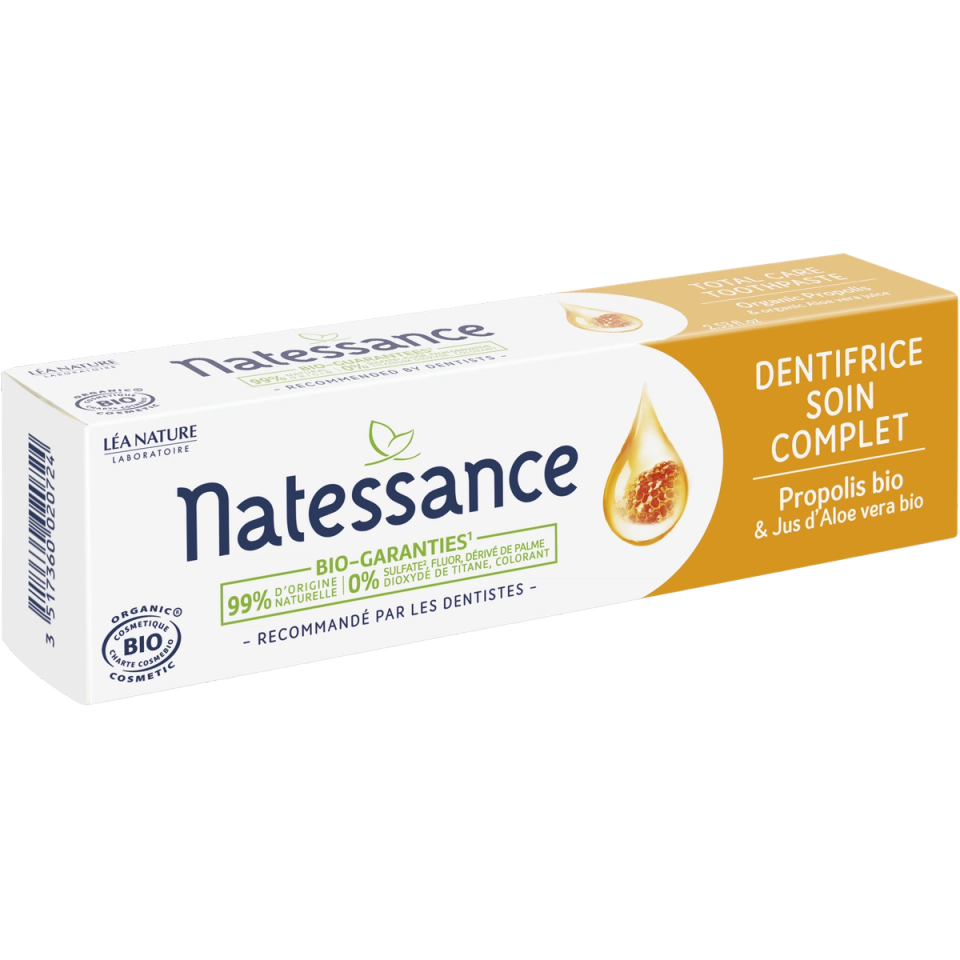 Natessance Dentifrice bio Soin complet, 75 ml