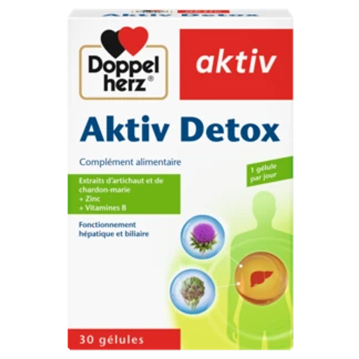 Doppelherz aktiv Aktiv Detox 30 gélules