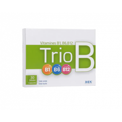 Xen Trio B Vitamines B1 B6 B12, 30 gélules