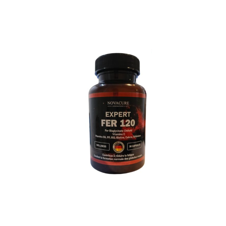 Novacure Expert Fer 120, 30 gélules