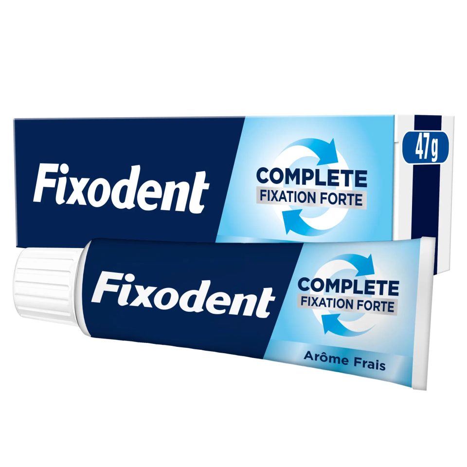 Fixodent Complete Fixation forte Arôme frais, 47 g