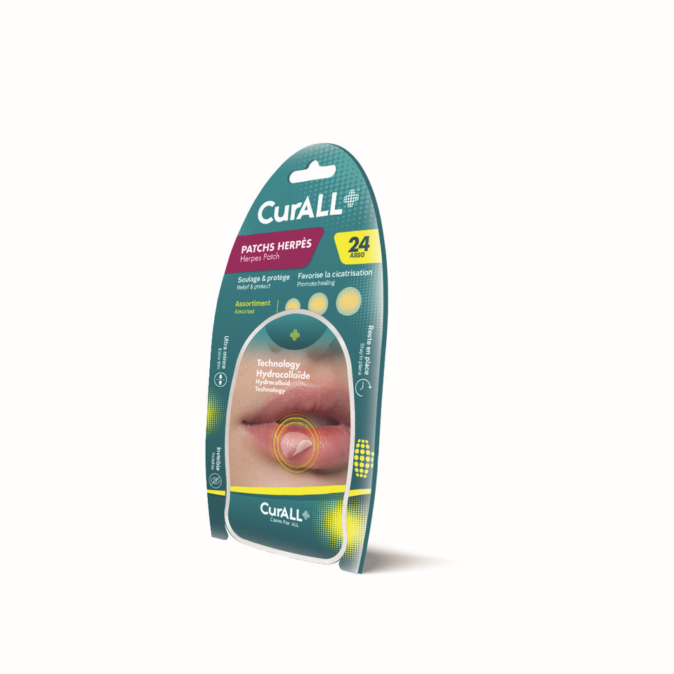 Curall patchs hydrocolloïdes pour boutons de fièvre, 24 pièces