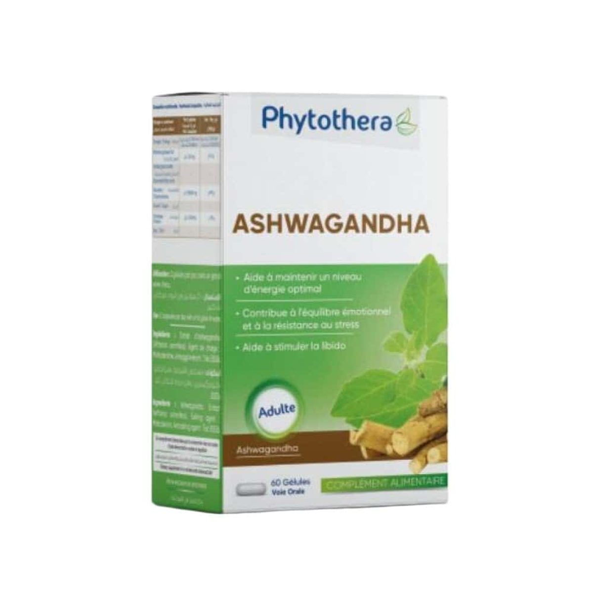 Phytothera Ashwagandha, 60 gélules
