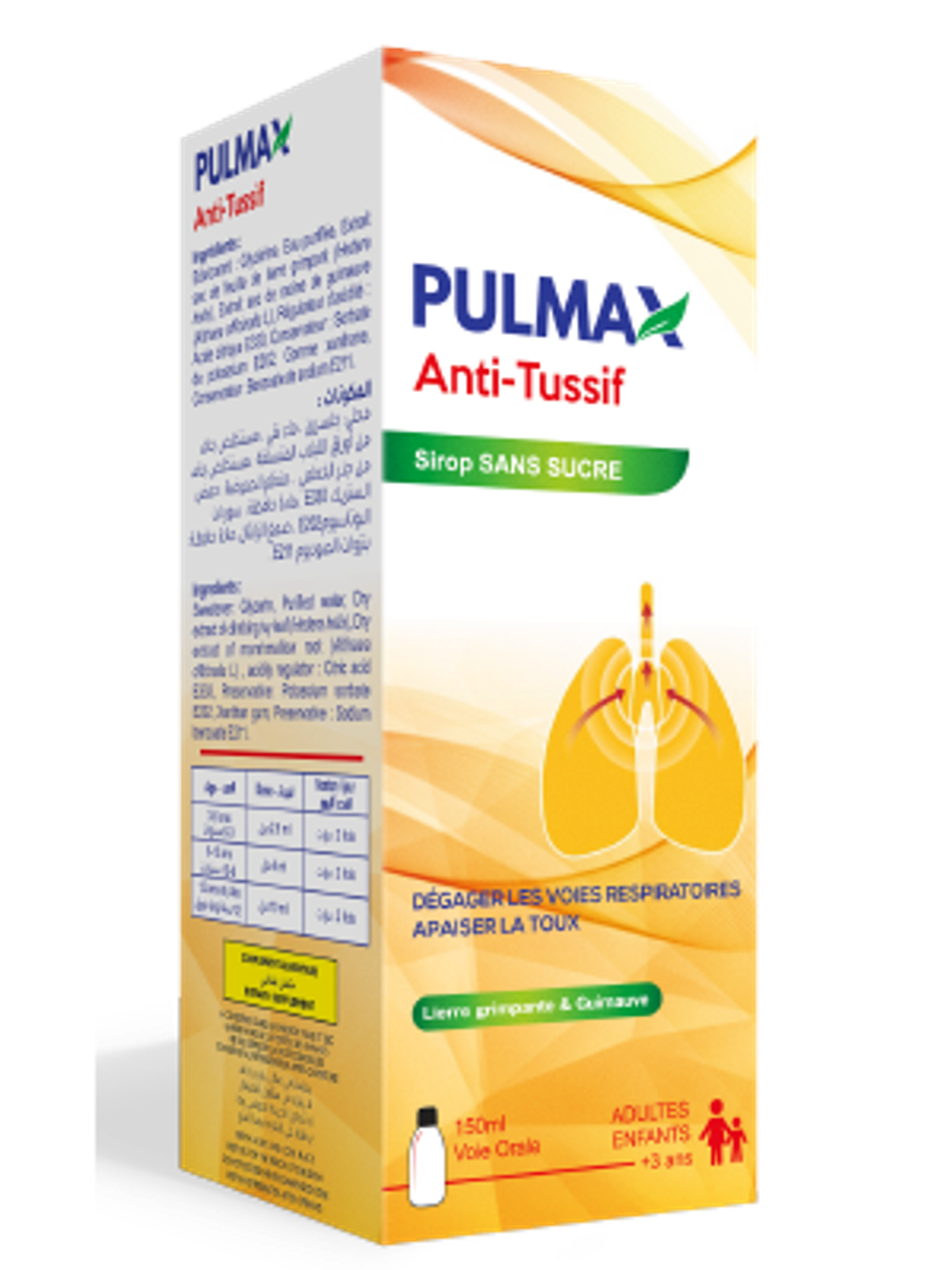 Vital Pulmax Anti-Tussif sirop, 150 ml