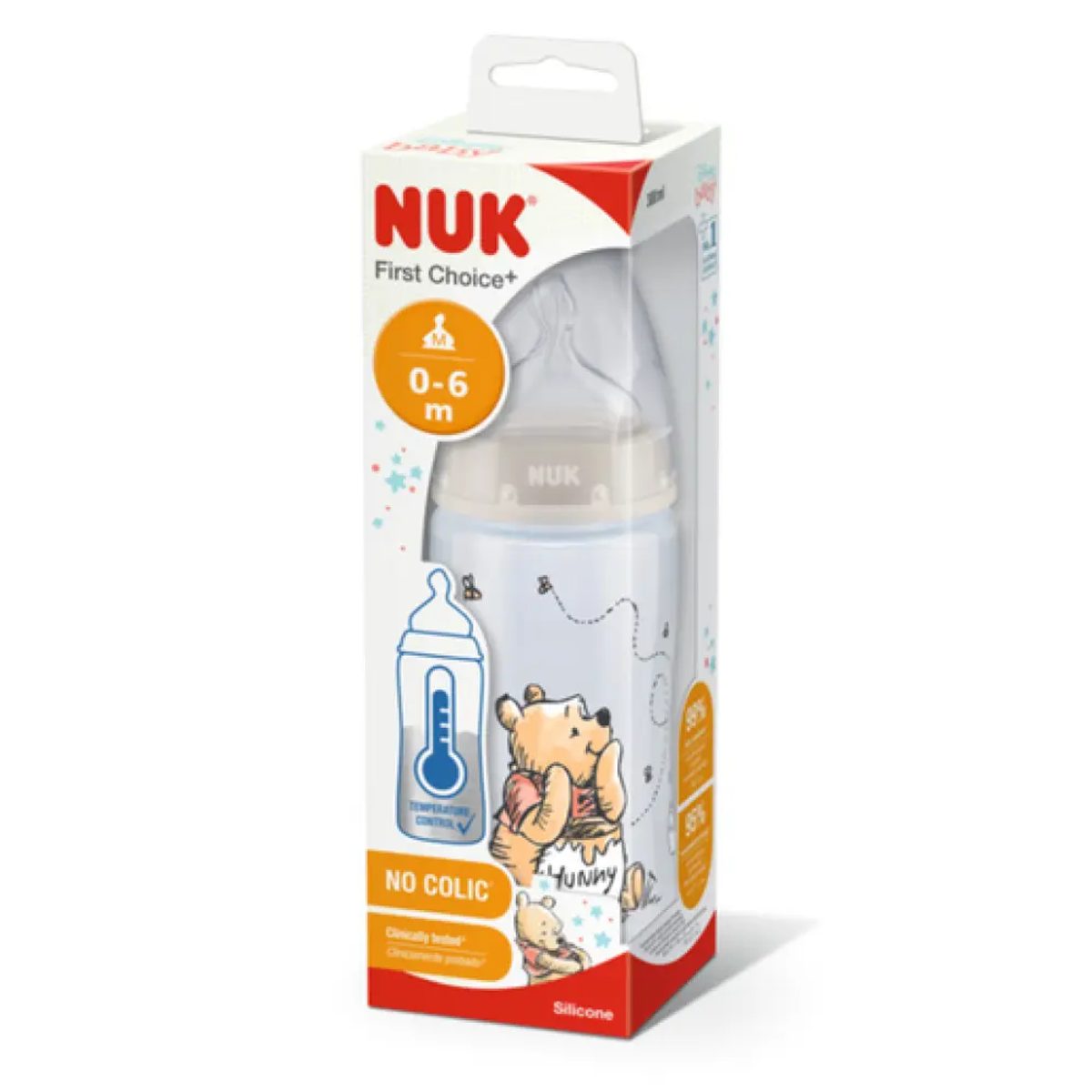 NUK First Choice+ Biberon Winnie Temperature Control 300 ml