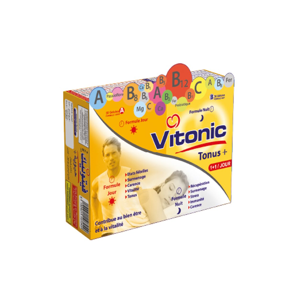 Vital Vitonic Tonus+ Jour et Nuit 60 gélules