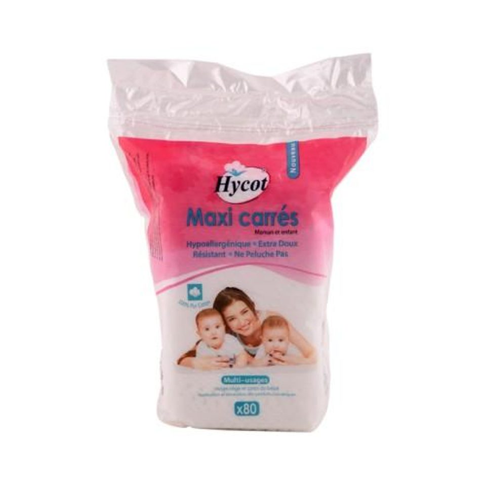 Hycot Maxi Carrés Maman et Enfant, 80 pièces