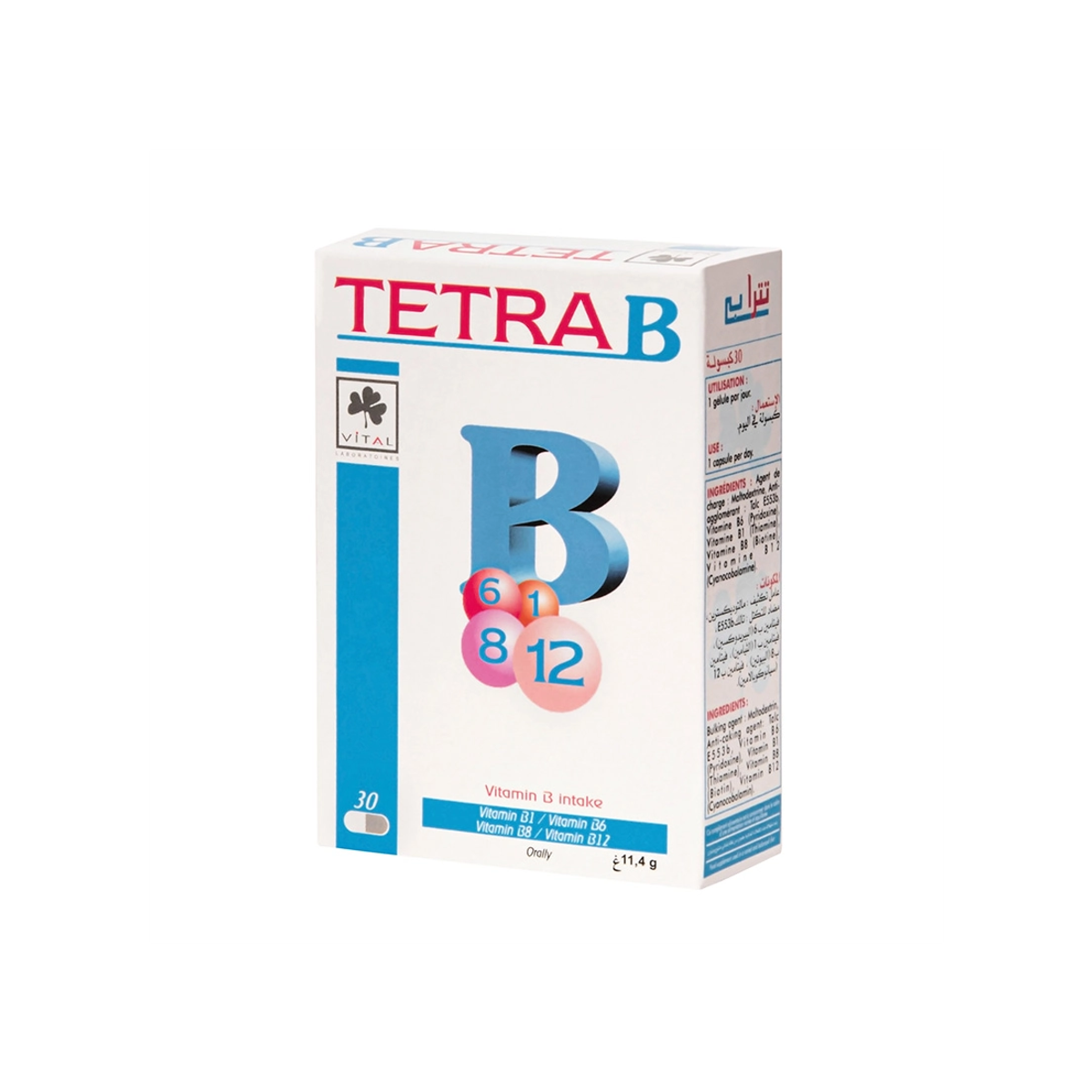 Vital Tetra B, 30 gélules