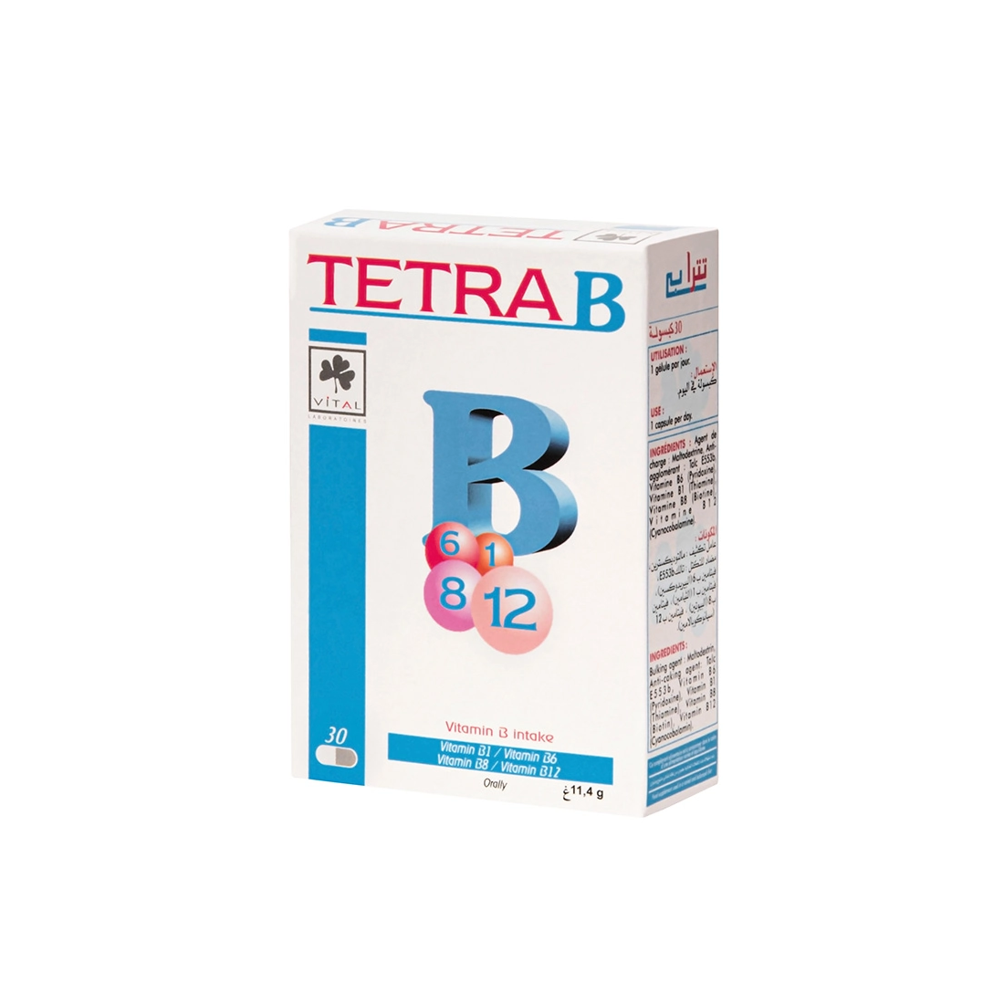 Vital Tetra B, 30 gélules