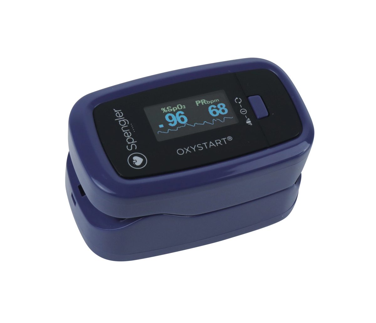 Spengler Oxystart Oxymètre de Pouls Bleu