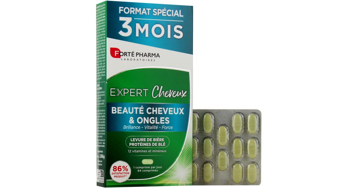 Forté Pharma Expert Cheveux, 84 comprimés