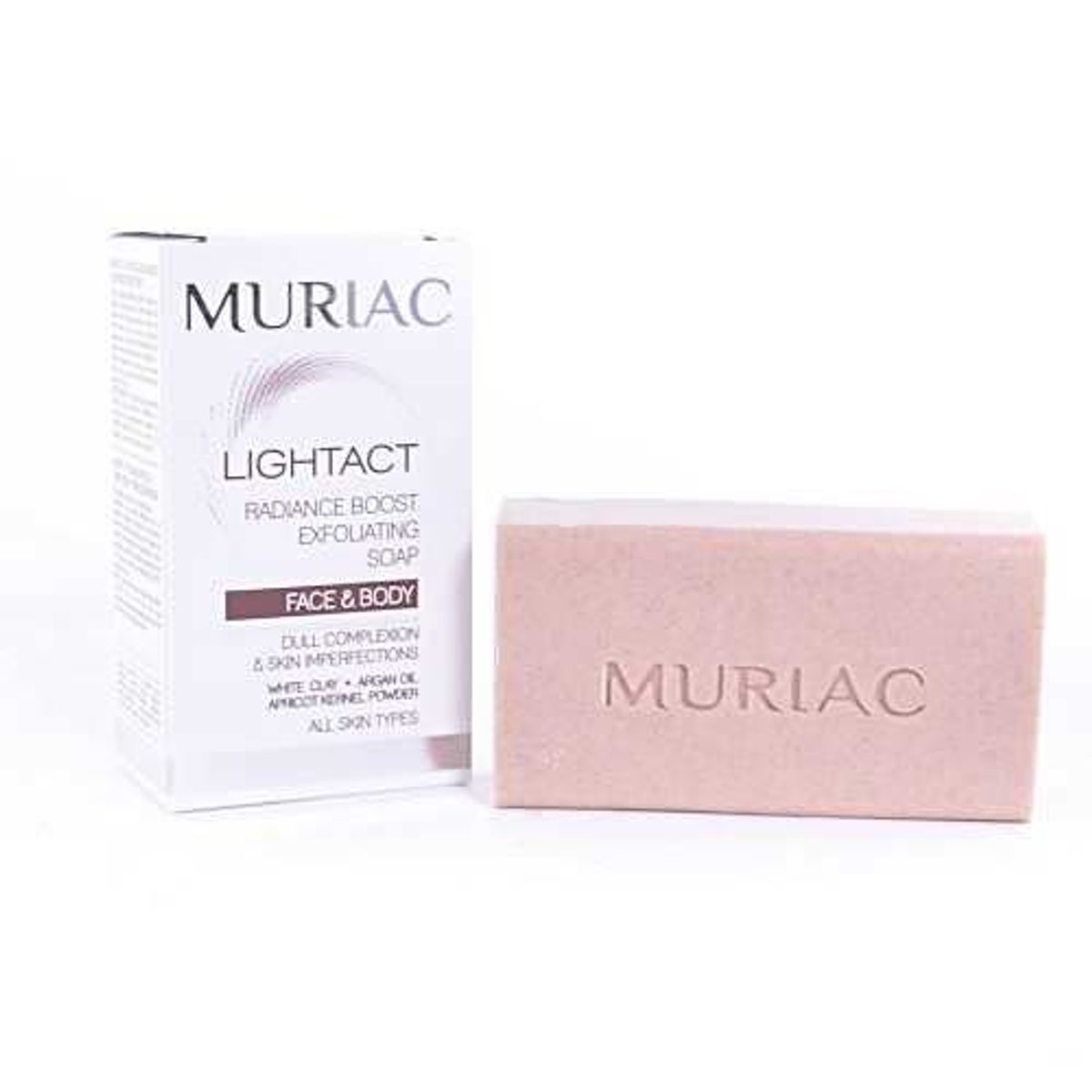 Muriac Lightact Savon exfoliant visage et corps 130 g