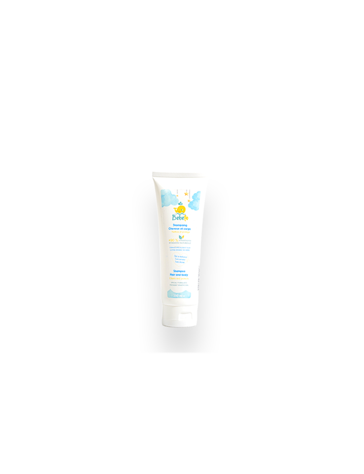 Bebeto shampooing cheveux et corps 2-en-1, 200 ml