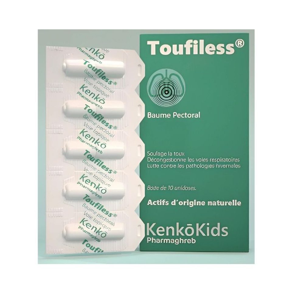 Toufiless baume pectoral, 10 suppositoires