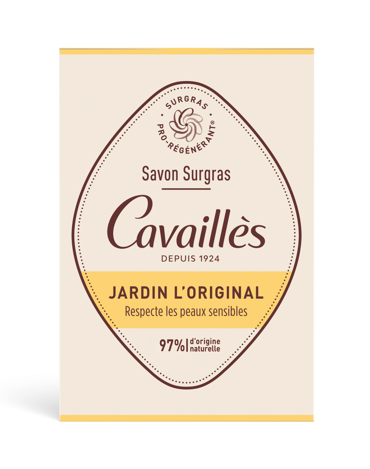 CAVAILLÈS Savon surgras Jardin l’Original 100 g