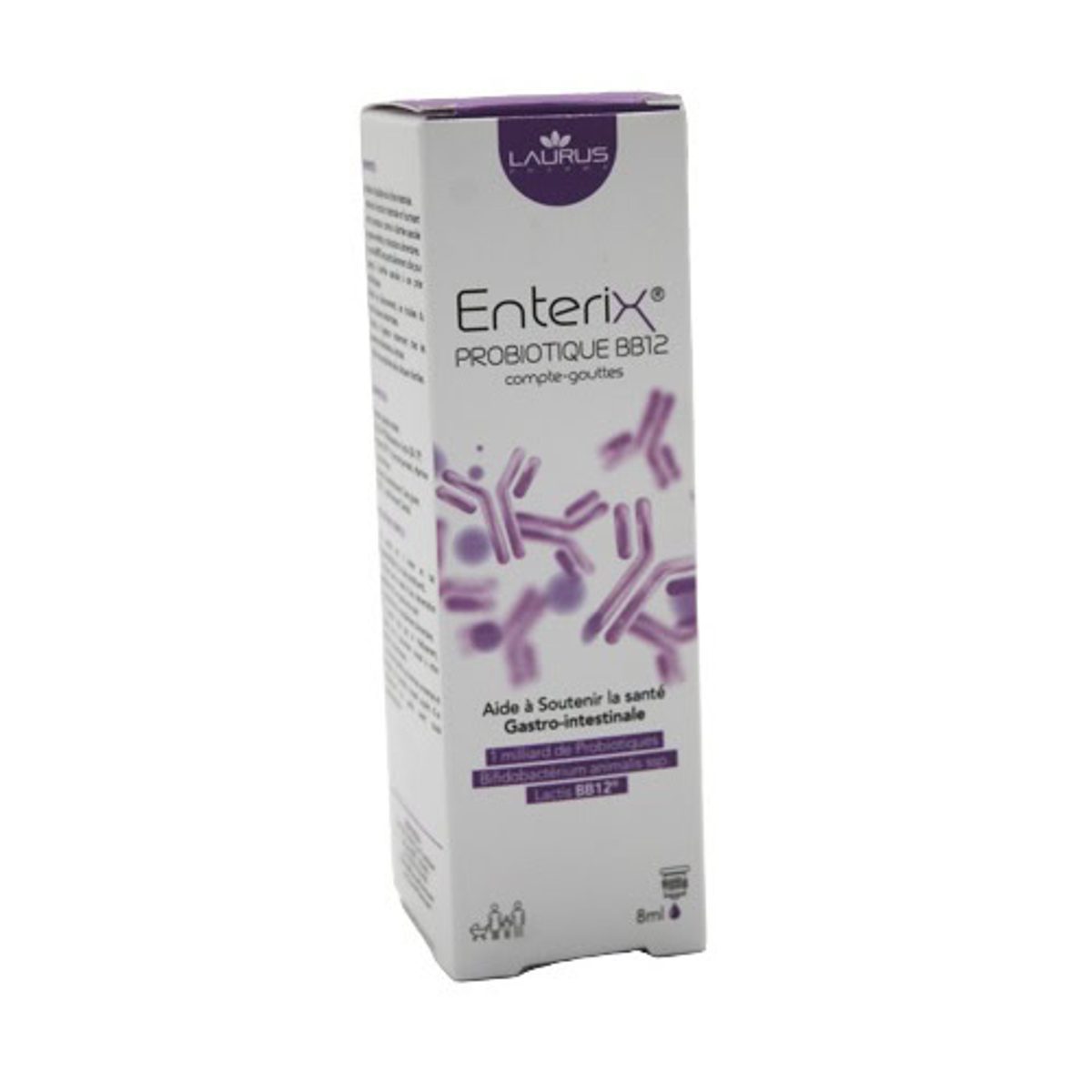 Laurus Enterix Probiotique BB12 Gouttes, 8 ml