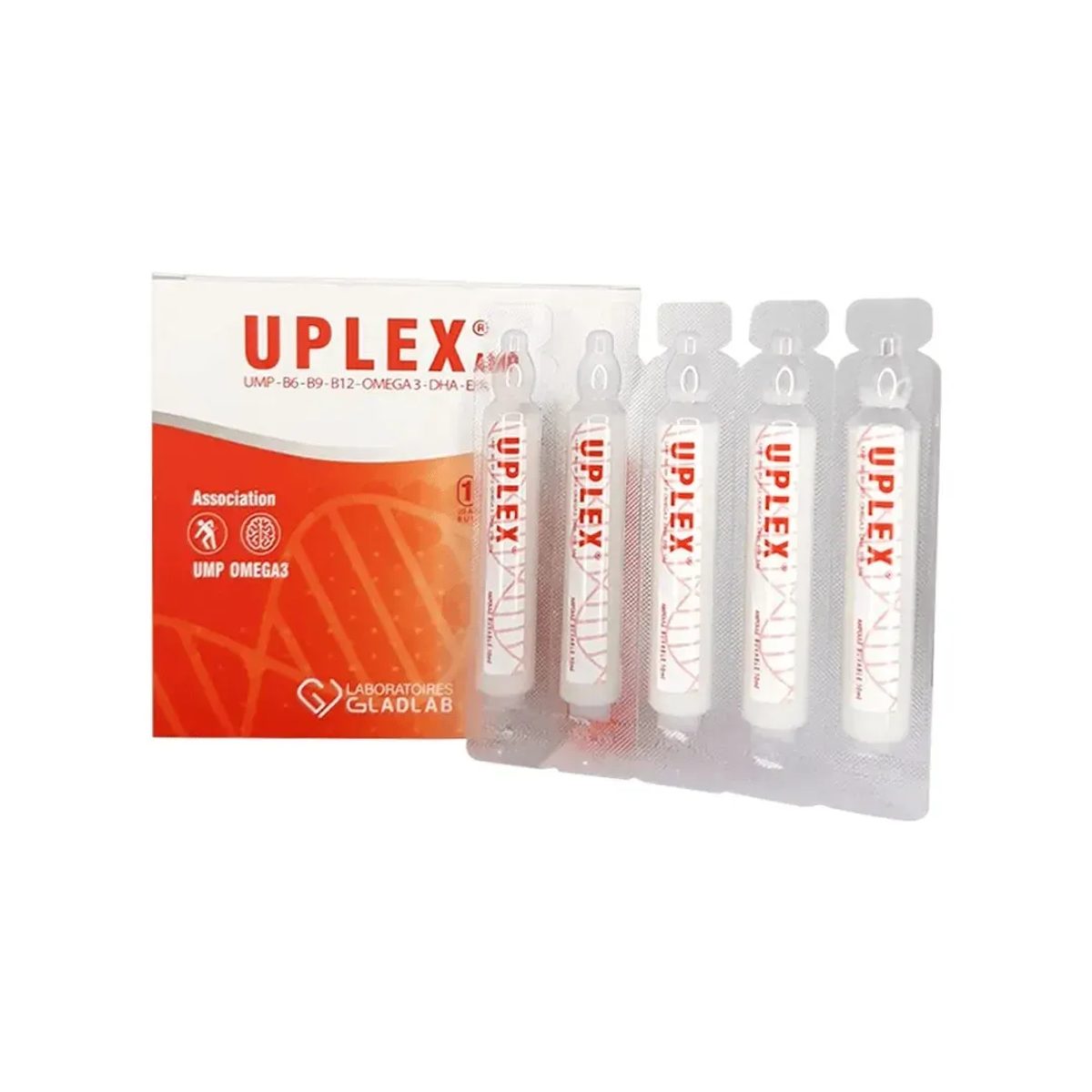 Uplex UMP B1-B6-B9-B12-Mg, 20 ampoules buvables