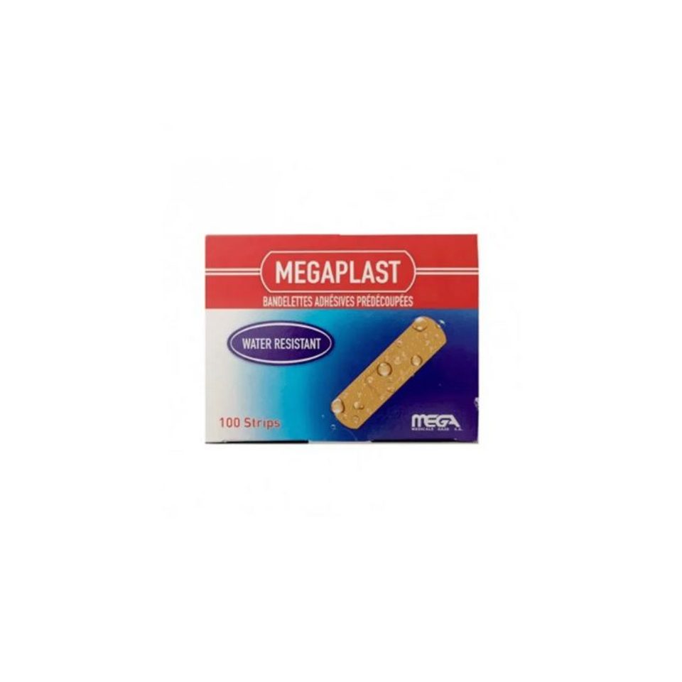 Megaplast 100 bandelettes adhésives résistantes à l’eau