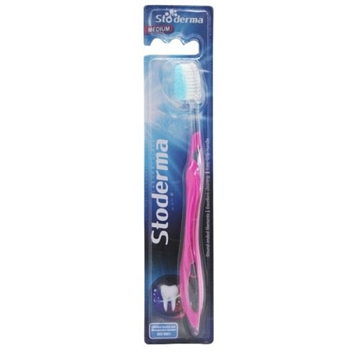 Brosse à dents Stoderma medium rose