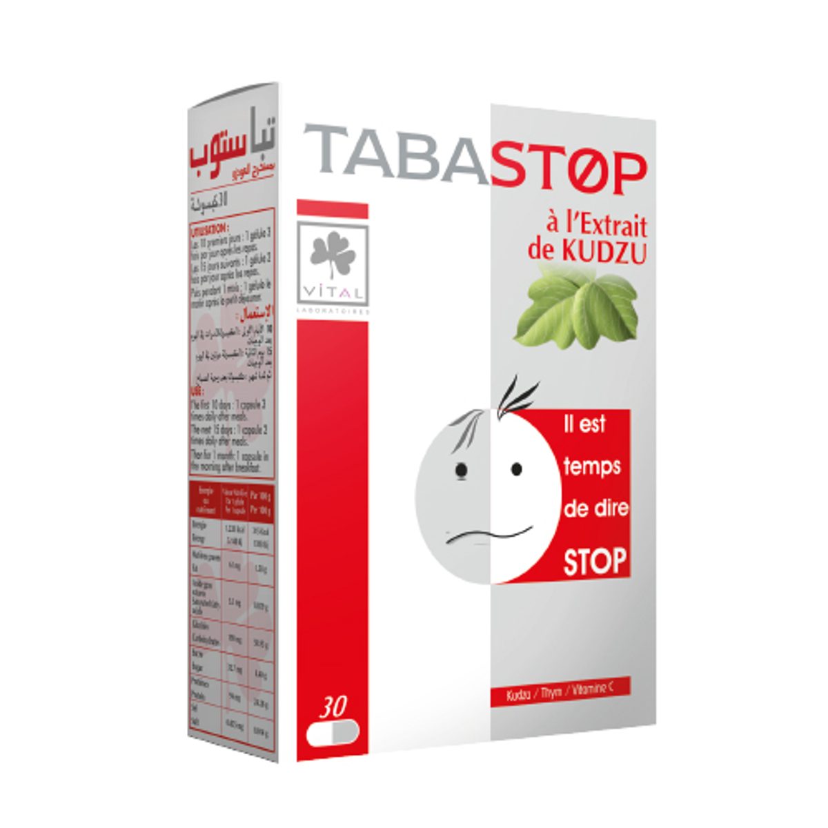 Vital Tabastop 30 gélules
