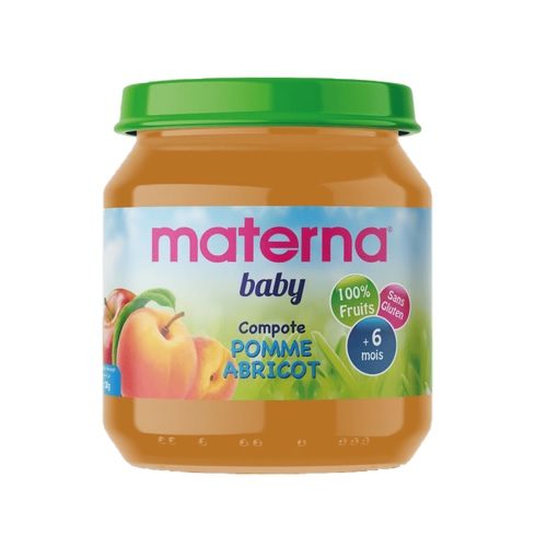 Materna Baby Compote Pomme-Abricot 130 g