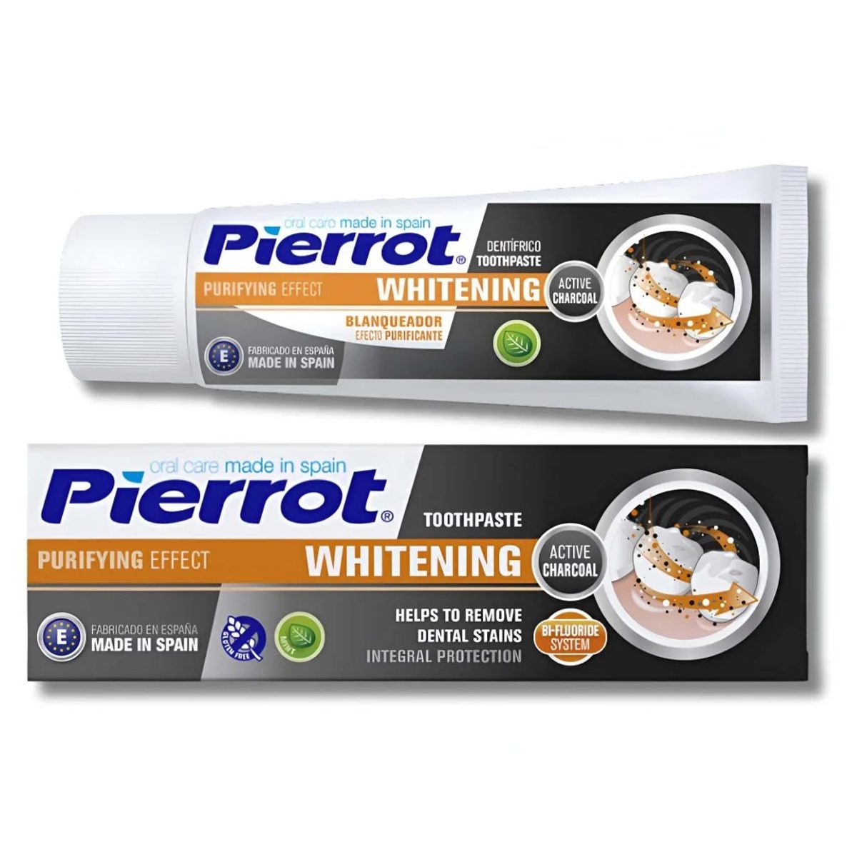 Pierrot Dentifrice blanchissant au charbon actif 75 ml