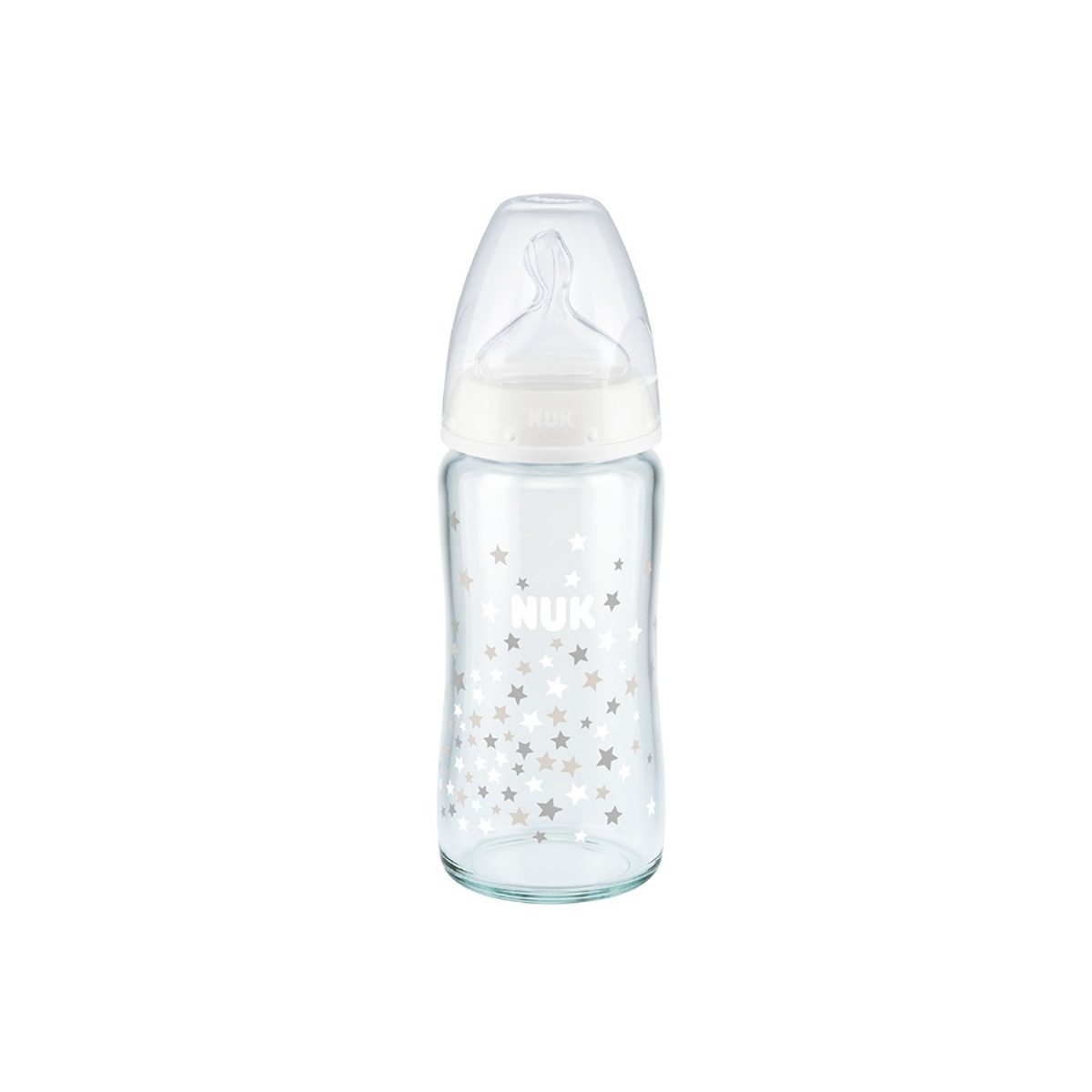 NUK First Choice+ Biberon en verre 0–6 mois 240 ml
