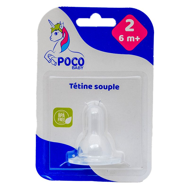 POCO Tétine Souple 2ème Âge