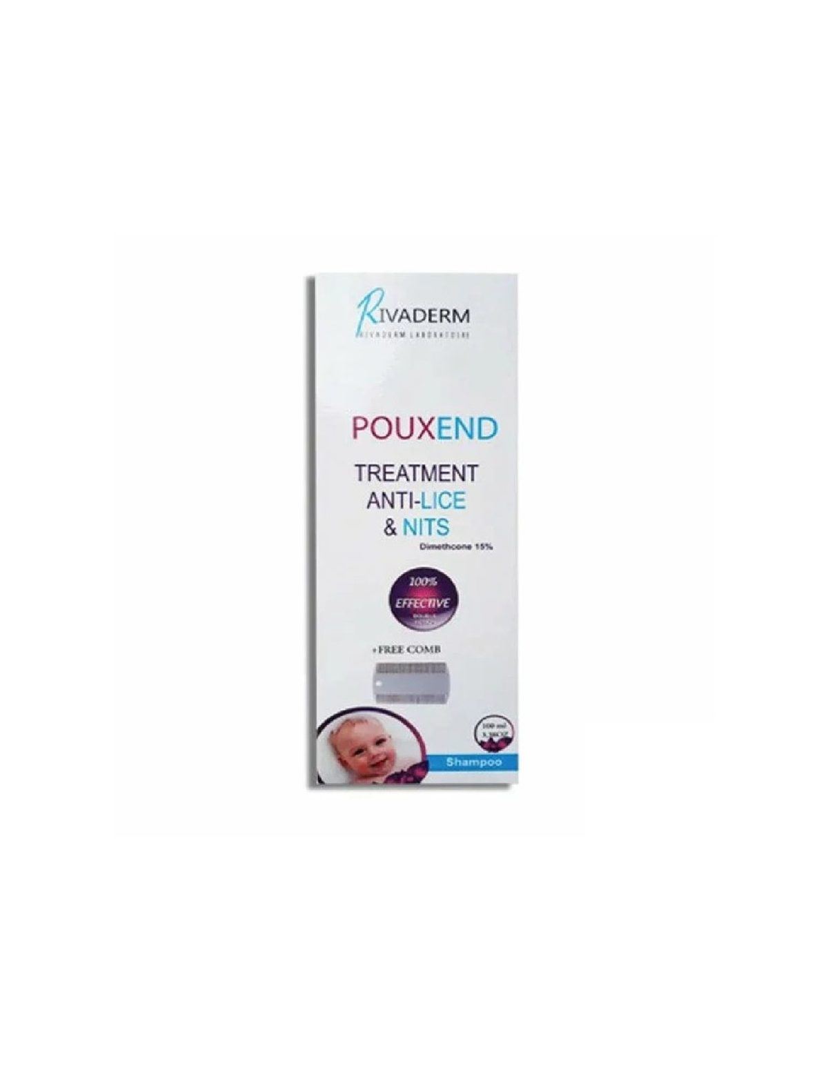Rivaderm Pouxend Shampooing anti-poux 100 ml