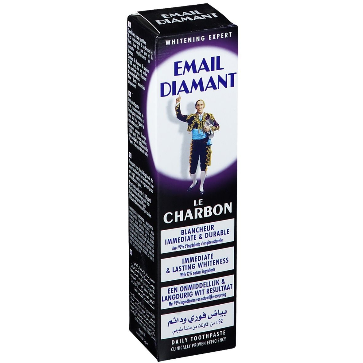 Email Diamant Dentifrice au charbon 75 ml