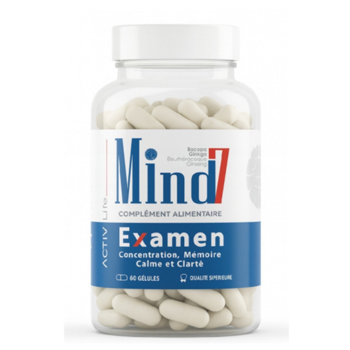 Activ Life Mind7 Examen, 60 gélules