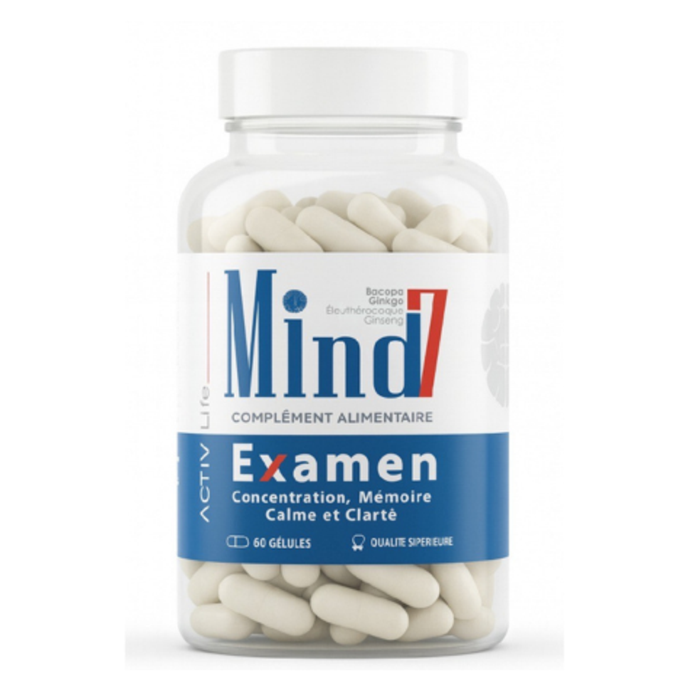 Activ Life Mind7 Examen, 60 gélules