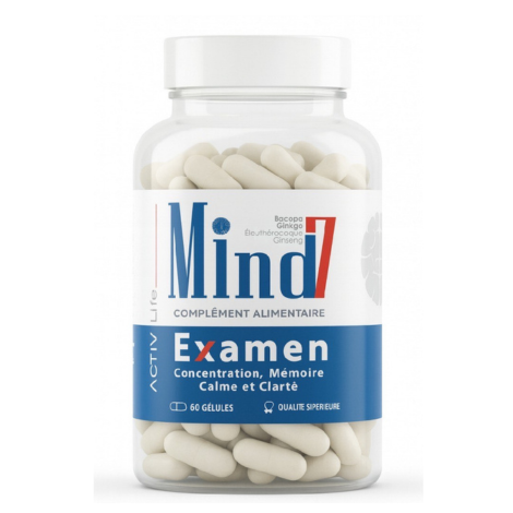 Activ Life Mind7 Examen, 60 gélules