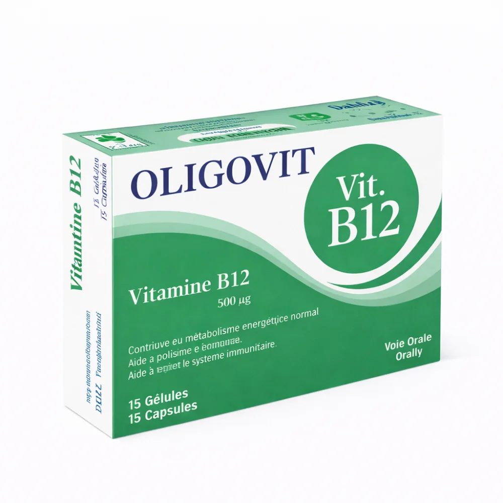Vital Oligovit Vitamine B12 500 µg 15 gélules