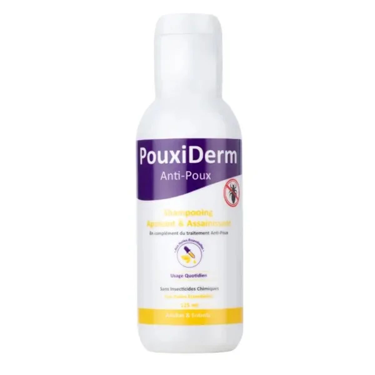 Pouxiderm shampooing anti-poux 125 ml