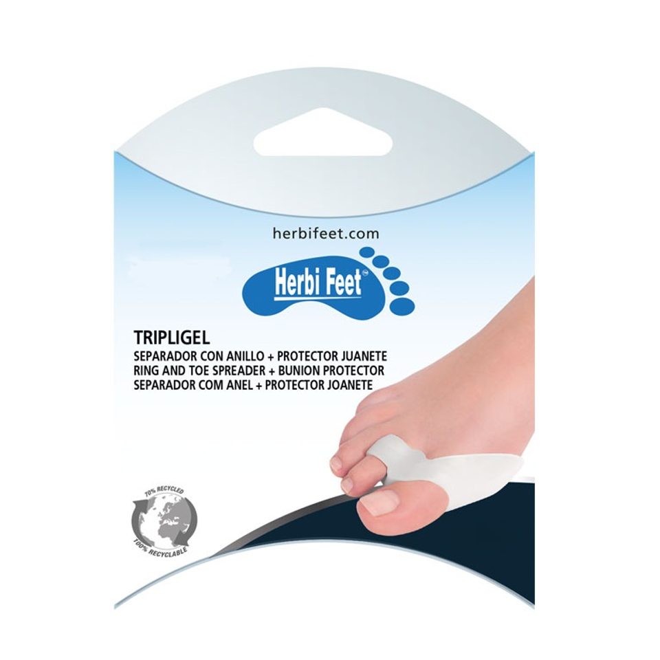 Herbi Feet Tripligel 6005.9 Séparateur d’orteils triple action