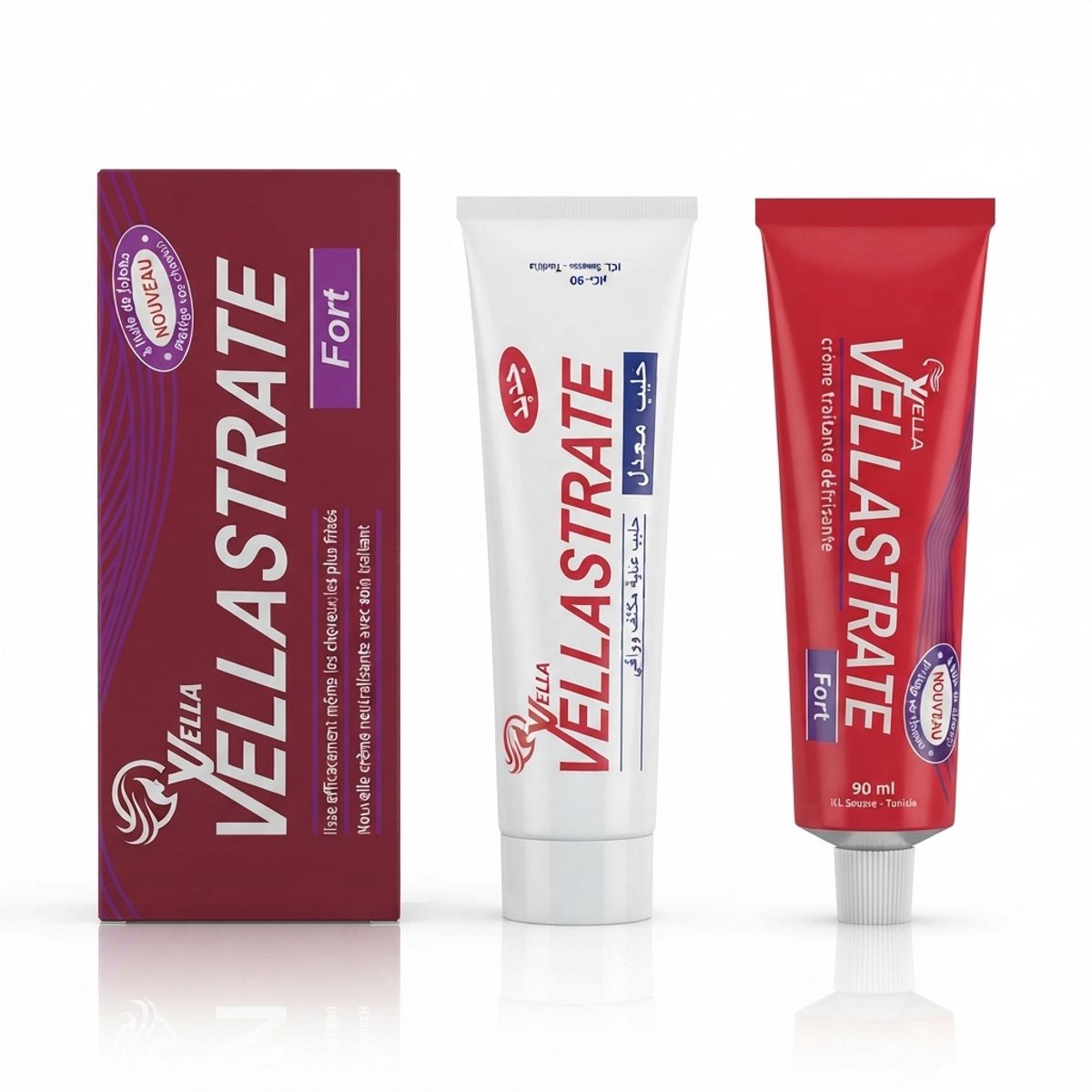 Wella Wellastrate Fort Kit de défrisage, 90 ml