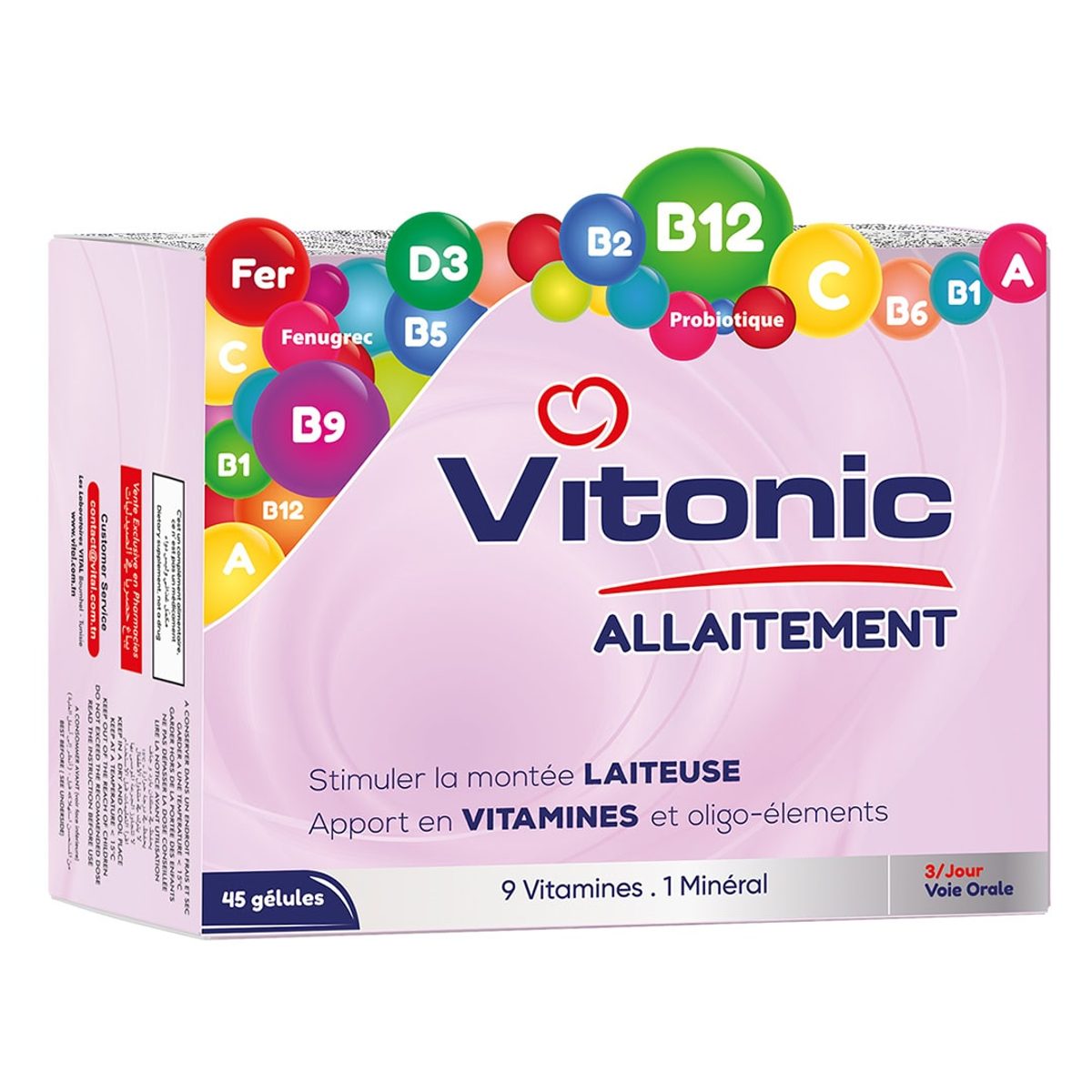 Vital Vitonic Allaitement 45 gélules