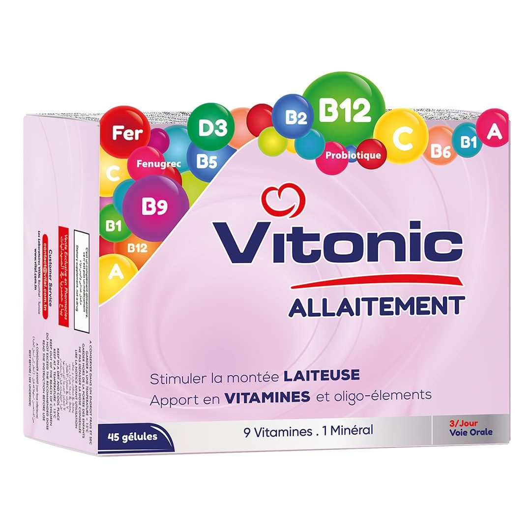 Vital Vitonic Allaitement 45 gélules